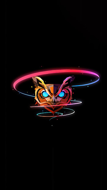 Justin Maller, Minimal owl, Xperia x, Premium HD phone wallpaper