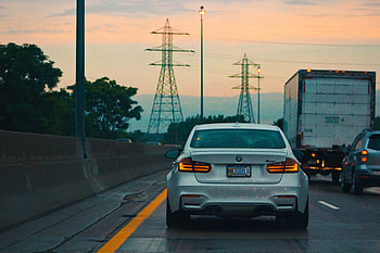 Auto, Cars, Movement, Traffic, Evening, Track, Route HD wallpaper