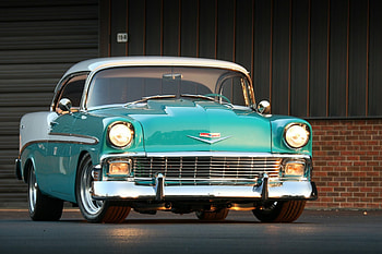 1956 Chevy Bel Air, Chevrolet HD wallpaper
