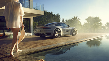 Porsche 911 Sport Classic 2022 3 Cars HD wallpaper