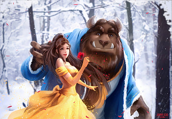 Beauty And The Beast (2017), Movie, Beast (Beauty And The Beast), Belle (Beauty And The Beast) HD wallpaper