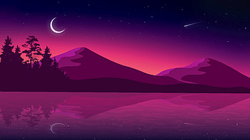 One Night Minimal 1, artist, artwork, digital-art, 1, minimalism, minimalist HD wallpaper