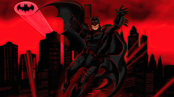 Batman Red Life, batman, superheroes, artist, artwork, digital-art, behance HD wallpaper