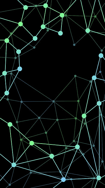 Abstract, Circles, Lines, Plexus, Connections, Connection, Net HD phone wallpaper