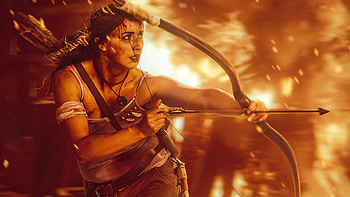 Lara Croft Crimson Fire, lara-croft, tomb-raider, 2021-games, games, artstation, artist, artwork, digital-art, cosplay HD wallpaper