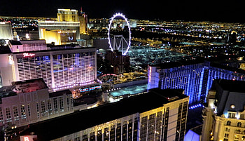 Las Vegas at Night 1, scenery, wide screen, graphy, USA, Las Vegas, cityscape, , Nevada HD wallpaper