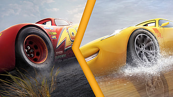 Lightning McQueen Vs Cruz Ramirez Cars 3 , cars-3, pixar, animated-movies, 2017-movies HD wallpaper