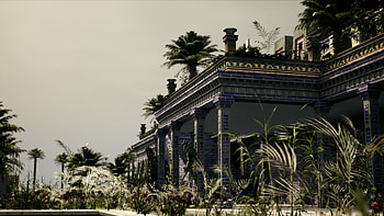 Hanging Gardens, Babylon, Ahmed Hasan HD wallpaper
