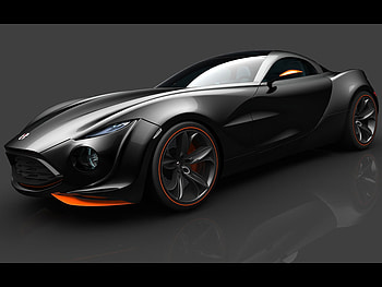 Rossin Vorax Bertin Coupe, gray, rossin, 2010, coupe HD wallpaper