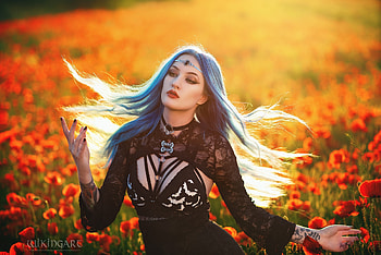 ღ, Pose, Style, Nature, Girl HD wallpaper