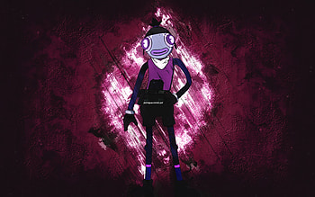 Fortnite Dark Bomber Toona Fish Skin, Fortnite, main characters, purple stone background, Dark Bomber Toona Fish, Fortnite skins, Dark Bomber Toona Fish Skin, Dark Bomber Toona Fish Fortnite, Fortnite characters HD wallpaper