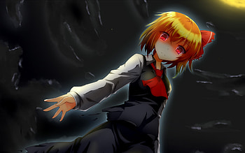 Rumia, protagonist, Touhou, darkness, Touhou Project, manga, Touhou characters, Rumia Touhou, Ruumia HD wallpaper
