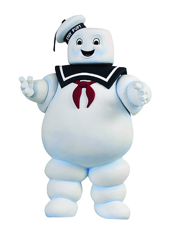 Ghostbusters stay puft marshmallow man, Spardose ghostbusters statuen HD phone wallpaper