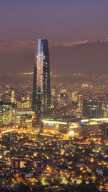 Santiago, Chile, Travels, Flag HD phone wallpaper