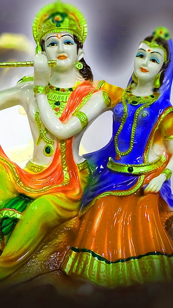 Radha Krishna , Beautiful Statue HD phone wallpaper