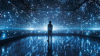 Infinity Mirror Room, room, Digital Art, galaxy HD wallpaper
