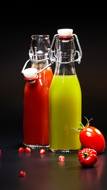 Refreshing juice, Fruity beverage, Vitamin-packed, Tasty sips HD phone wallpaper
