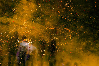 Abstract, Silhouettes, Spray, Paint, Glass, Stains, Spots HD wallpaper