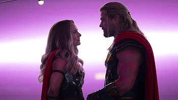 Chris Hemsworth and Natalie Portman Thors Thor Love And Thunder HD wallpaper