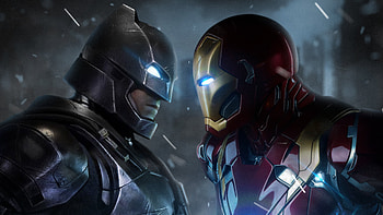 Batman Vs Iron Man, batman, iron-man, artist, artwork, behance, superheroes, movies HD wallpaper