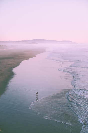 Nature, Serfing, Shore, Bank, Ocean, Surf, Surfer HD phone wallpaper