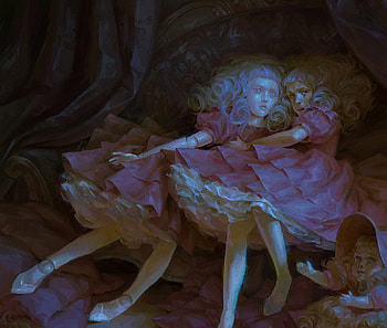 Claudia, art, vampire, dark, interview with the vampire, anne rice, doll, fantasy, child, anna pavleeva HD wallpaper