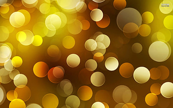 832 Cool Yellow Bokeh HD wallpaper