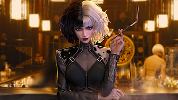 Emma Stone Cruella De Vil Cruella HD wallpaper