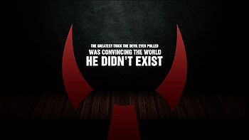Devil's Trick, devil, world, exist, trick HD wallpaper