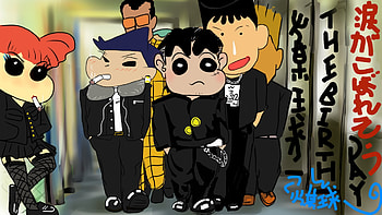 Shin-chan Street Crew — Anime Crayon Shin-chan: Urban Mischief, Anime, Crayon Shin-chan, Shinchan Nohara HD wallpaper