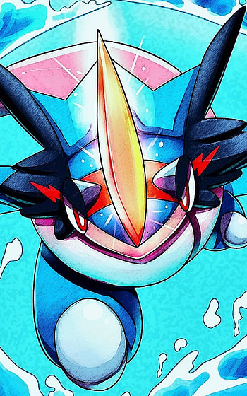 Greninja gaming, Ash , Pokemon creature, Mobile tablet HD phone wallpaper