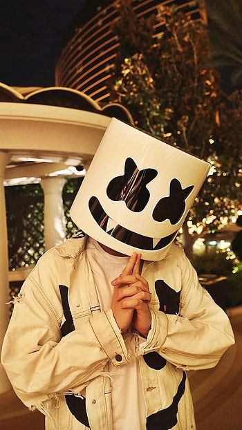 Marshmello, Background HD phone wallpaper