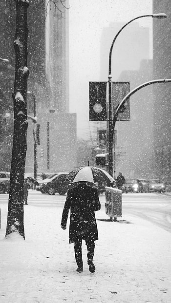 snow, graphy, winter HD phone wallpaper