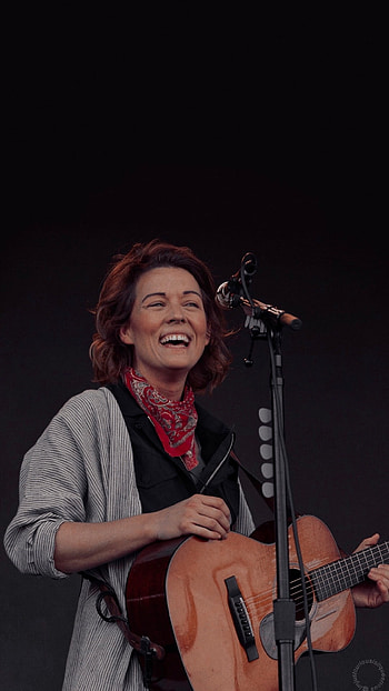 Brandi Carlile, Random lockscreens, Colorful backgrounds, Music inspiration HD phone wallpaper