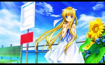 air tv, anime girl, awesome, anime, art, beautiful, artistic HD wallpaper