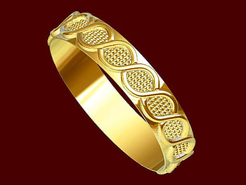 Bracelet for delicious woman, fashion, 3d, art, gold, woman HD wallpaper