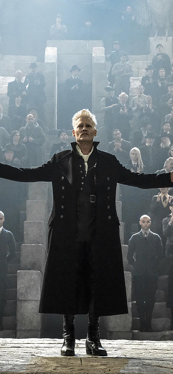 Johnny Depp, Gellert Grindelwald, XS Max HD phone wallpaper