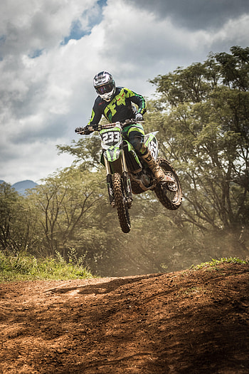 Motorcycles, Motorcyclist, Motorcycle, Bounce, Jump, Extreme, Cross HD phone wallpaper