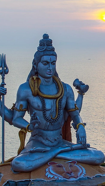 Ujjain Mahakal, Sunset, Sea, Background HD phone wallpaper