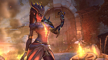 Halloween Mercy Overwatch , mercy-overwatch, overwatch, games, xbox-games, ps-games, pc-games, halloween, artist, artwork, digital-art HD wallpaper