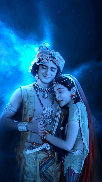 Lord RadhaKrishna, Krishna, God, Radha HD phone wallpaper
