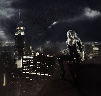 Black Cat Marvel Cosplay, marvel, cosplay, superheroes HD wallpaper
