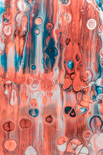 Abstract, Circles, Lines, Paint, Acrylic HD phone wallpaper
