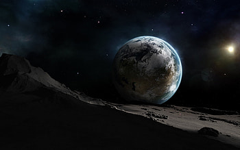 Landscape, Planets, Universe HD wallpaper