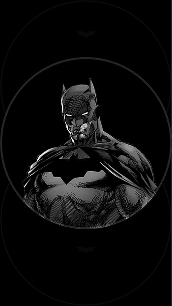 Batman Black, movie, Batman, DC Comics HD phone wallpaper