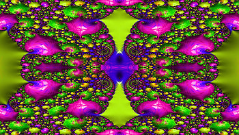 Trippy Psychedelic Fractal, trippy, psychedelic, aesthetic, pattern, Abstract, fractal HD wallpaper