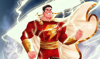 Shazam!, superhero, lightning, art HD wallpaper