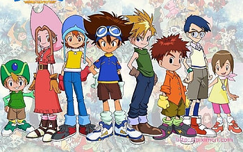 kids, digimon, anime, girls, boys HD wallpaper