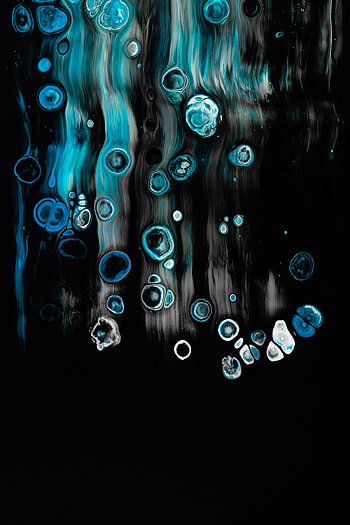 Abstract, Dark, Circles, Paint HD phone wallpaper