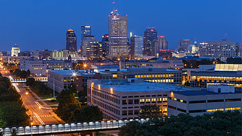 Indianapolis Skyline, Cityscape, Travels, Urban HD wallpaper